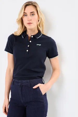 Schott NYC Polo Classic Avec Bord Cote Raye - Abbigliamento - Taglia XS