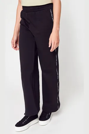 Calvin Klein Logo Tape Wide Leg Jog Pants - Abbigliamento - Taglia M