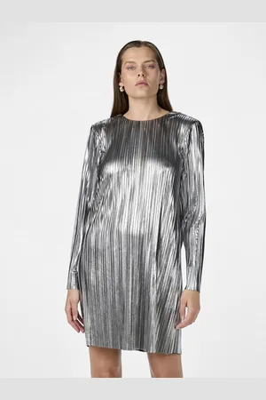 Y.A.S YASREGINA LS PLISSE DRESS - SHOW - Abbigliamento - Taglia XS