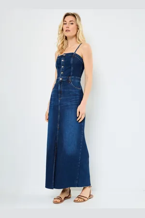 Lee MAXI DENIM DRESS - Abbigliamento - Taglia L