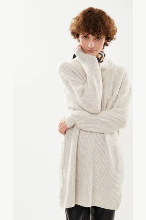 Pieces® PCJAYLEN LS HALF PLACKET KNIT DRESS BC - Abbigliamento - Taglia XS