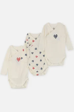 Petit Bateau 3 Bodies Naiss ML A0CAS00 - Abbigliamento - Taglia 12M