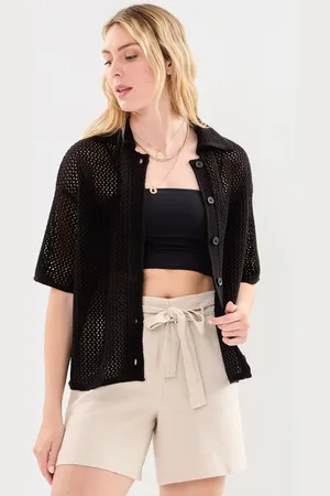 VILA Vizola Polo 2/4 Knit Cardigan - Abbigliamento - Taglia XS