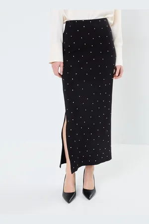 Noisy May NMMAYA HW ANKLE SIMILSTONE SKIRT JRS - Abbigliamento - Taglia L