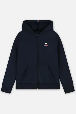 Le Coq Sportif ESS FZ Hoody N°1 Enfant Dress Blues - Abbigliamento - Taglia 10A