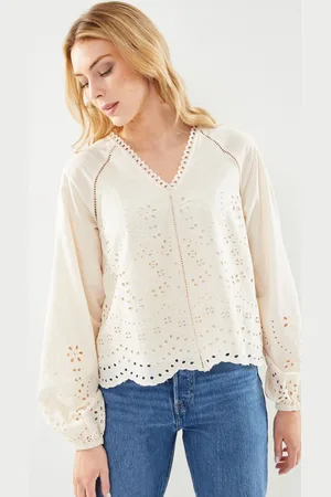 Y.A.S Yasluma Ls V-Neck Top S. Noos - Abbigliamento - Taglia S