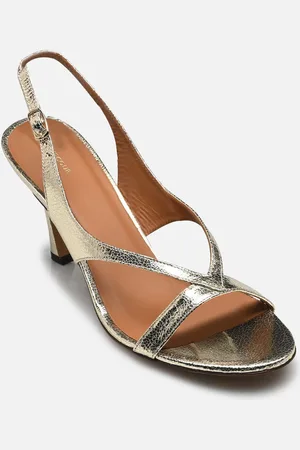 Rivecour Sandales n°798 - Cuir craquelé - Or Blanc - Sandali e scarpe aperte - Taglia 36