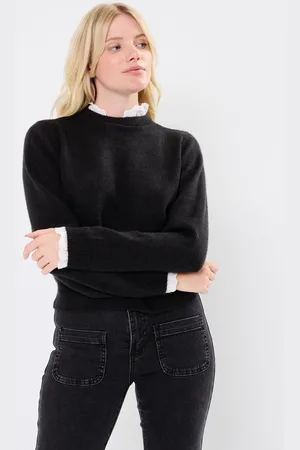 VERO MODA VMFIA LS O-NECK LACE PULLOVER GA - Abbigliamento - Taglia XS