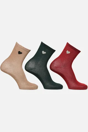 Pieces® Pcnolia Lurex Socks 3-Pack Kac Fc - Calze e collant - Taglia T.U