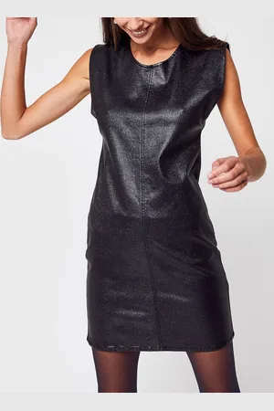 Noisy May Nmali Sl Shoulder Glitter Dnm Dress - Abbigliamento - Taglia XS