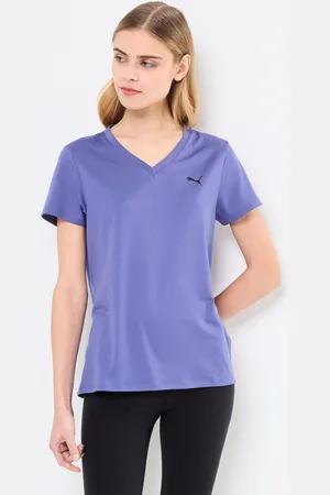 PUMA W TAD ESSENTIAL VNECK Tee - Abbigliamento - Taglia XS