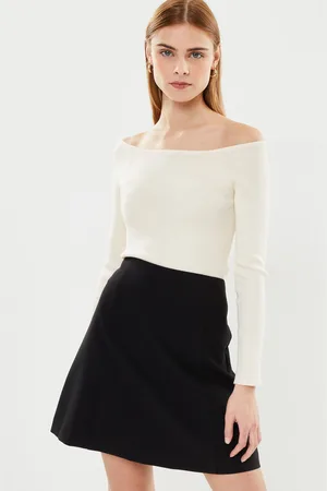 SELECTED Slfrita Mw Short Skirt Black - Abbigliamento - Taglia 36