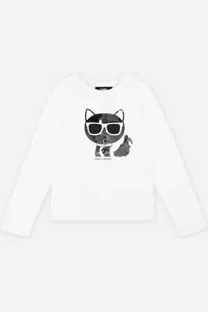 Karl Lagerfeld Tee-Shirt Manches Longues Z15389 - Abbigliamento - Taglia 10A