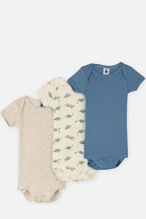 Petit Bateau 3 Bodies Us MC A0CX800 - Abbigliamento - Taglia 12M
