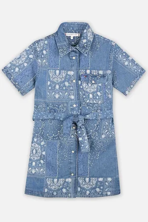 Tommy Hilfiger Bandana Denim Dress - Abbigliamento - Taglia 8A