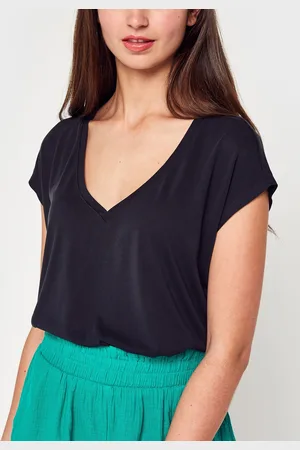 VILA Vimodala V-Neck S/S Top/Su - Noos - Abbigliamento - Taglia S