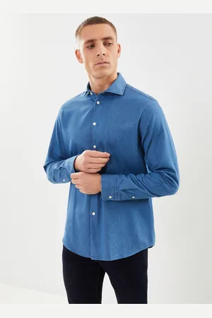 SELECTED SLHREG-FORMAL DENIM SHIRT LS - Abbigliamento - Taglia S
