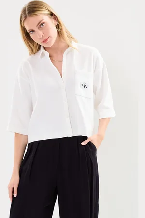 Calvin Klein Waffle Loose Shirt - Abbigliamento - Taglia S