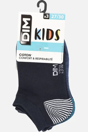Dim Socquettes Courtes Coton Style Mix & Match Enfant - Lot de 3 - Calze e collant - Taglia 31 - 34