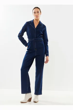 Y.A.S Yasdonna Ls Denim Jumpsuit S - Abbigliamento - Taglia S
