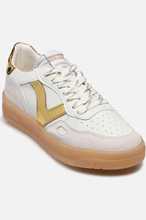 victoria Seúl Efecto Piel & Serraje Logo Metal - Sneakers - Taglia 36