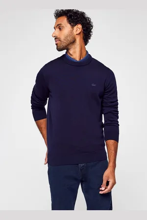 Lacoste Pull à col rond en laine - Abbigliamento - Taglia XXL
