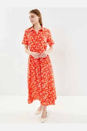 Pieces® Pcmaylor Ss Midi Dress Kac Fc - Abbigliamento - Taglia XS