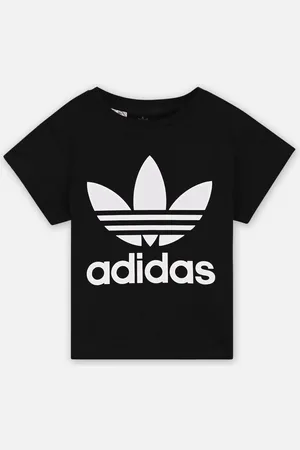 adidas Trefoil Tee Gros Logo - T-shirt manches courtes - Cadet - Abbigliamento - Taglia 3 - 4A