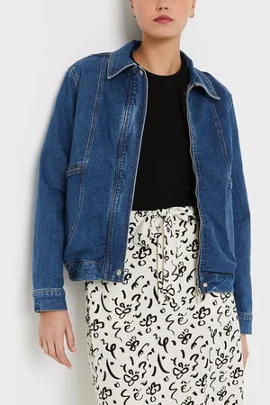 VILA Viginny Teddy Denim Jacket/C23 - Abbigliamento - Taglia 34