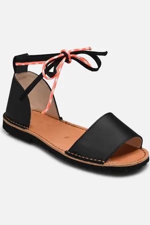 MINORQUINES Avarca Deia Cuir Negro - Sandali e scarpe aperte - Taglia 36