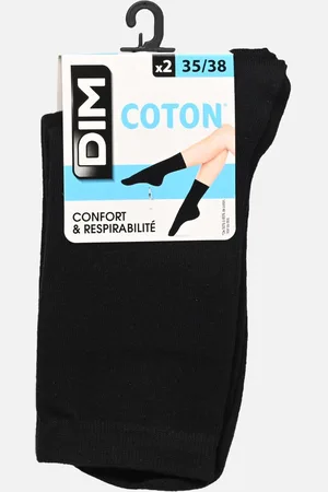 Dim Coton Mi-Chaussettes X2 - Calze e collant - Taglia 35 - 38