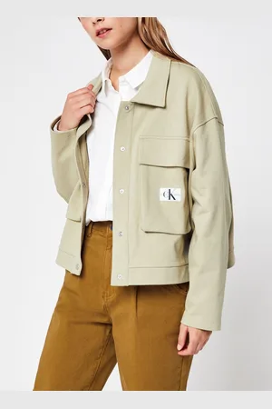 Calvin Klein Badge Heavyweight Knit Overshirt - Abbigliamento - Taglia XS