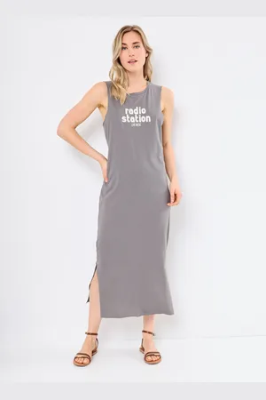 Noisy May NMMAX SL MIDI DRESS JRS FWD - Abbigliamento - Taglia L