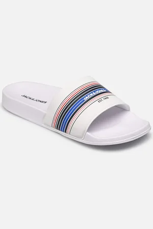 JACK & JONES JFWLEWIS STRIPE SLIDER - Sandali e scarpe aperte - Taglia 40
