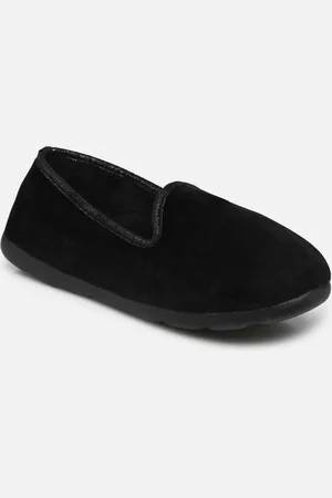 Isotoner Slipper Ergonomique EveryWear microvelours – passepoil suédine brillante - Pantofole - Taglia 36