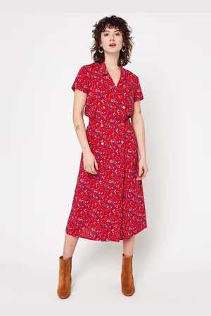 IKKS Robe Col Tailleur QW30154 - Abbigliamento - Taglia 34