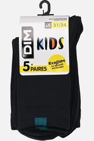 Dim Eco Mi-Chaussettes X5 Enfant - Calze e collant - Taglia 31 - 34