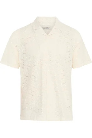 Casual Friday CFLOGAN SS RC broderie anglaise shirt - Abbigliamento - Taglia S