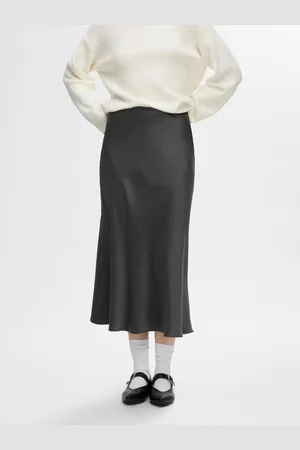 SELECTED Slflena Hw Midi Skirt Noos - Abbigliamento - Taglia 34