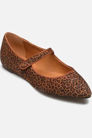 Rivecour Ballerines n°144 - Cuir imprimé - Léopard - Ballerine - Taglia 37