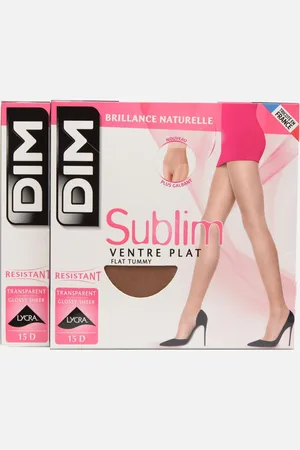 Dim Collant Sublim Ventre Plat 15 Deniers - Lot de 2 - Calze e collant - Taglia 1