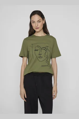 VILA VISYBILLA O-NECK S/S T-SHIRT/PB - Abbigliamento - Taglia M