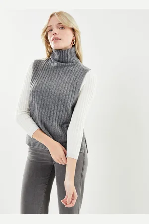 VILA Vijaney S/L Roll Neck Vest/Lc - Abbigliamento - Taglia XS