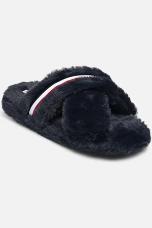 Tommy Hilfiger FUR CROSS STRAP HOME SLIPPER - Pantofole - Taglia 35 - 36