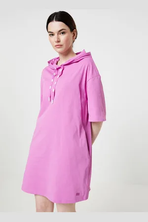 UGG W KASSEY HOODED T SHIRT DRESS - Abbigliamento - Taglia L