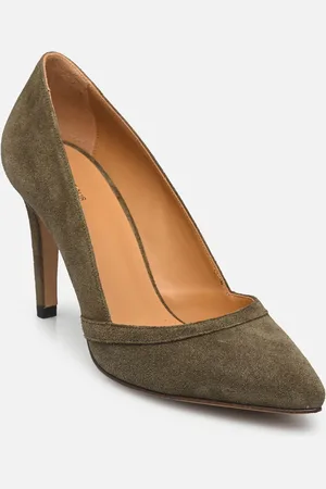 Rivecour Escarpins n°117 - Suede - Kaki - Décolleté - Taglia 41