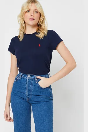 Ralph Lauren T-shirt col rond jersey de coton 211898698 - Abbigliamento - Taglia L