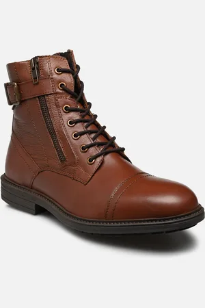 JACK & JONES JFWHOLLAND LEATHER ZIP - Stivaletti e tronchetti - Taglia 44