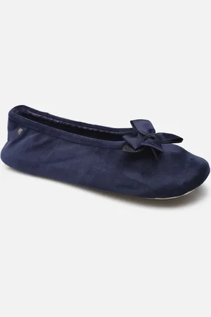 Isotoner Ballerine Microvelours – Nœud Grosgrain W - Pantofole - Taglia 35 - 36