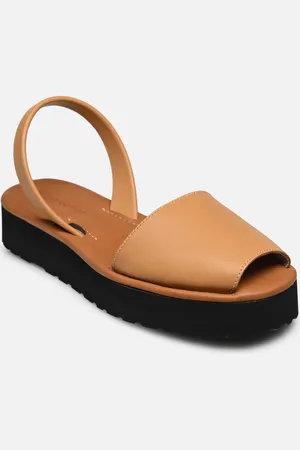 MINORQUINES Avarca Platja Plateforme Cuir Naturel - Sandali e scarpe aperte - Taglia 36